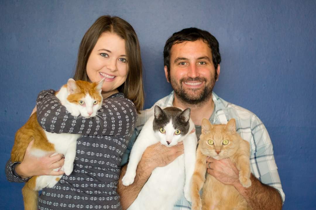 Mac, Joseph, and Charlie: The Mystic Hearts sailing kitties on our Beneteau 473 sailboat