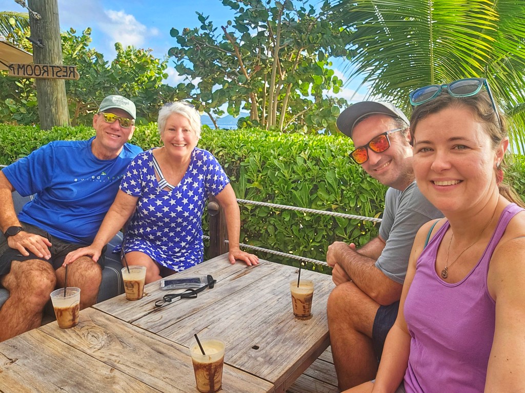 Dinner and drinks at Cooper Island Beach Club